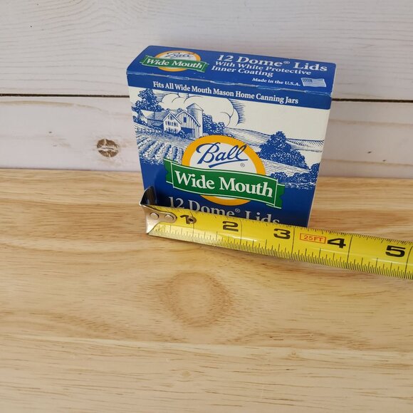 Wide Mouth 12 Dome Lids White Protective Inner Coating For Mason Canning Jars - Picture 6 of 6